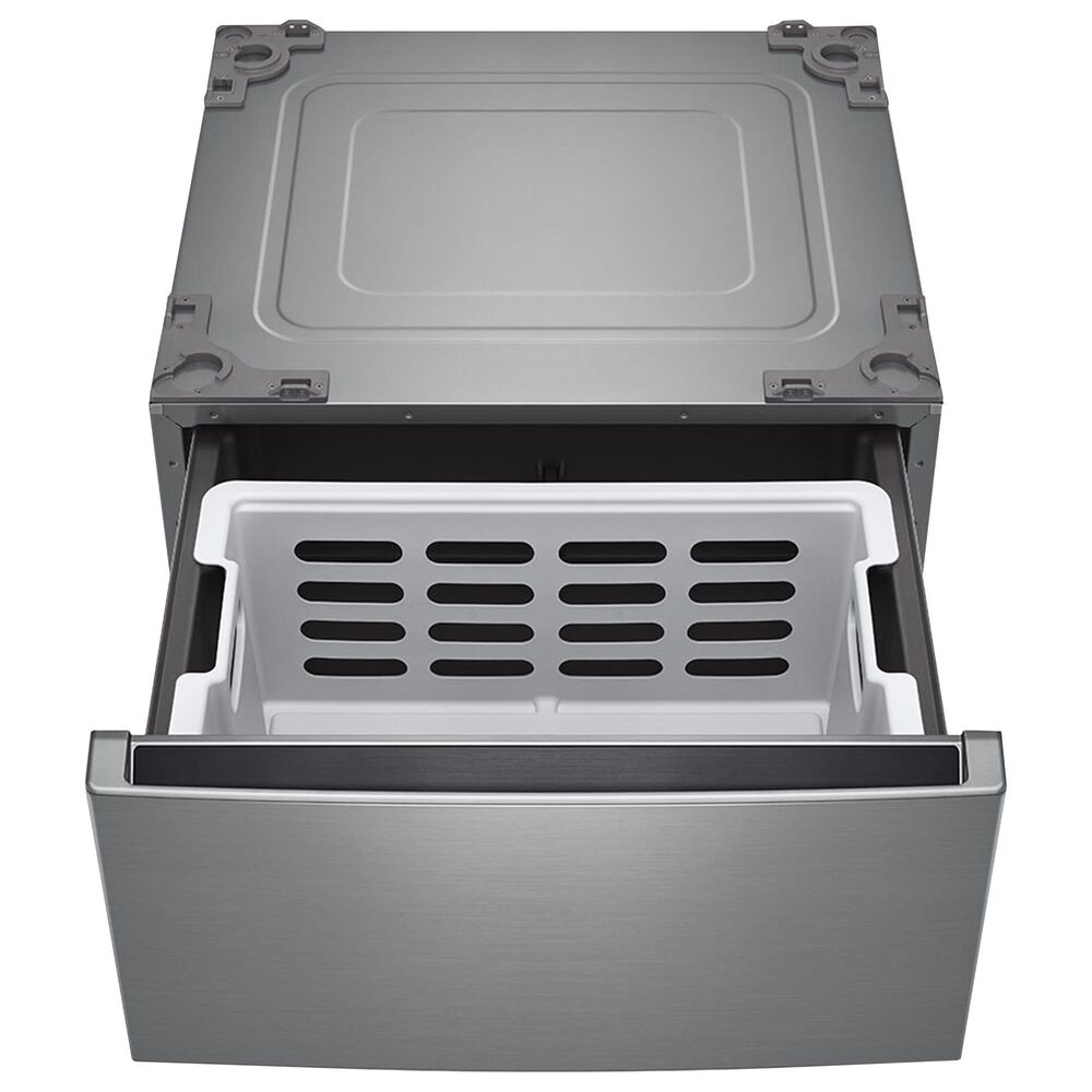 LG Tall Pedestal with Drawer In Graphite Steel, , large