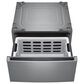 LG Tall Pedestal with Drawer In Graphite Steel, , large