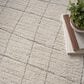 Nourison Andes AND04 3"11" x 5"11" Ivory and Grey Area Rug, , large