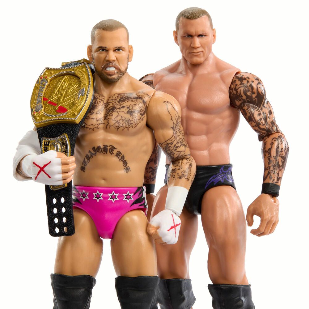 Mattel Main Event Championship Showdown Series 20 2-Pack Action Figure - CM Punk and Randy Orton in Multicolor, , large