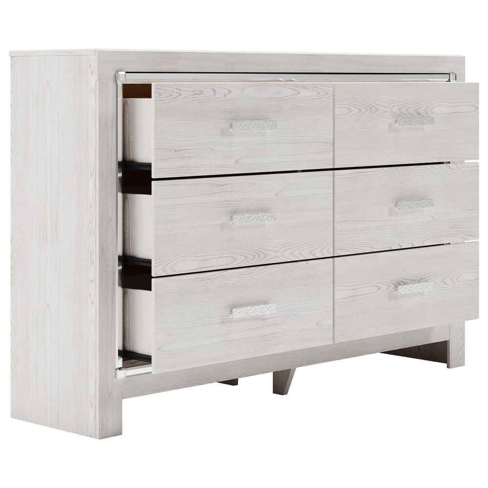 Ashley Altyra 6 Drawer Dresser in White, , large