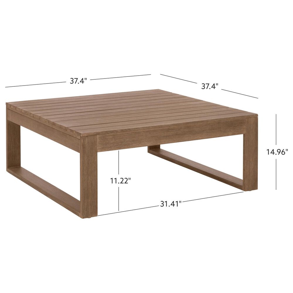 Linon Home Decor Silas Coffee Table in Natural, , large