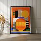 HOMLUX 24" x 18" Geometric Canvas Art in Multicolor, , large
