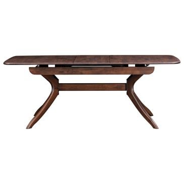 Furniture of America Hadsten 78"" Dining Table in Rich Walnut - Table Only, , large