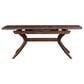 Furniture of America Hadsten 78"" Dining Table in Rich Walnut - Table Only, , large
