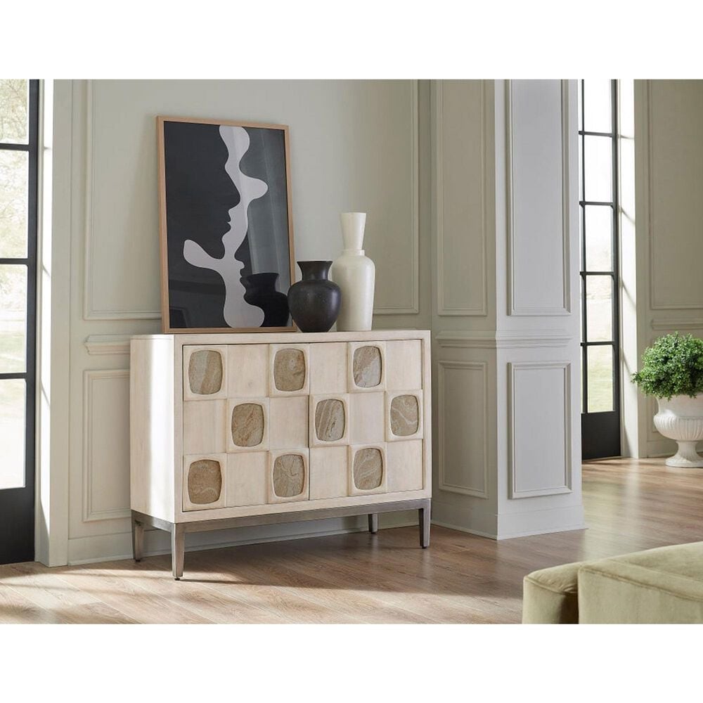 Chapel Hill Bar and Game Room 2-Door Contemporary Bar Cabinet in Stone, , large
