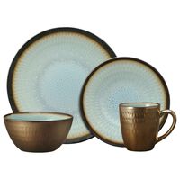 Lifetime Brands Anastasia 16-Piece Dinnerware Set in Blue