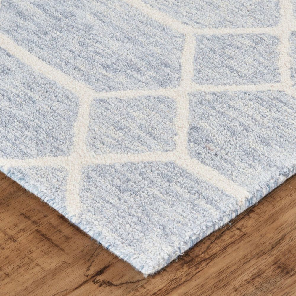 Feizy Belfort 8777F Blue and Gray 10&#39; x 14&#39; Area Rug, , large