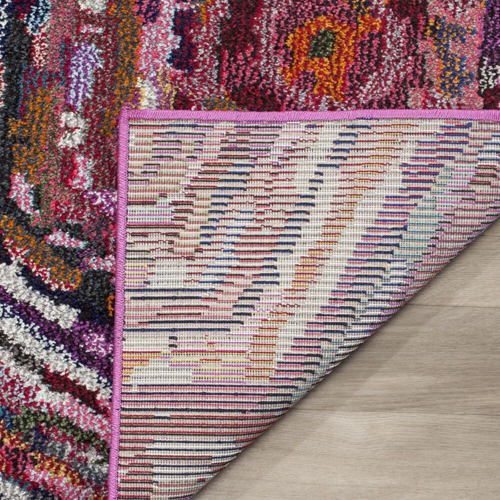 Safavieh Monaco MNC224D-4 4&#39; x 5&#39;7&quot; Pink/Multi Area Rug, , large