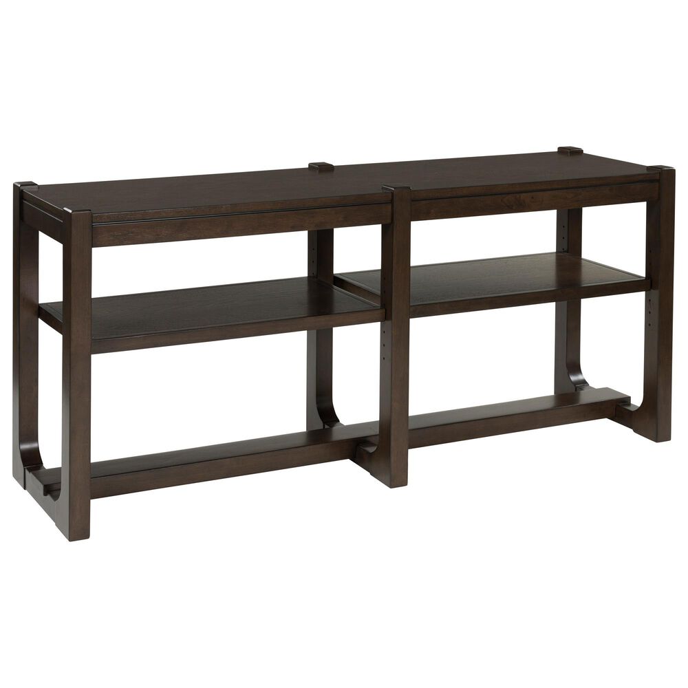 Ashley Breckington Sofa Table in Dark Brown, , large
