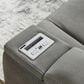 Ashley Next-Gen DuraPella Power Reclining Sofa in Slate, , large