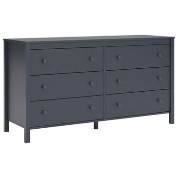 Ashley Simmenfort 6-Drawer Dresser in Navy Blue, , large