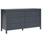 Ashley Simmenfort 6-Drawer Dresser in Navy Blue, , large
