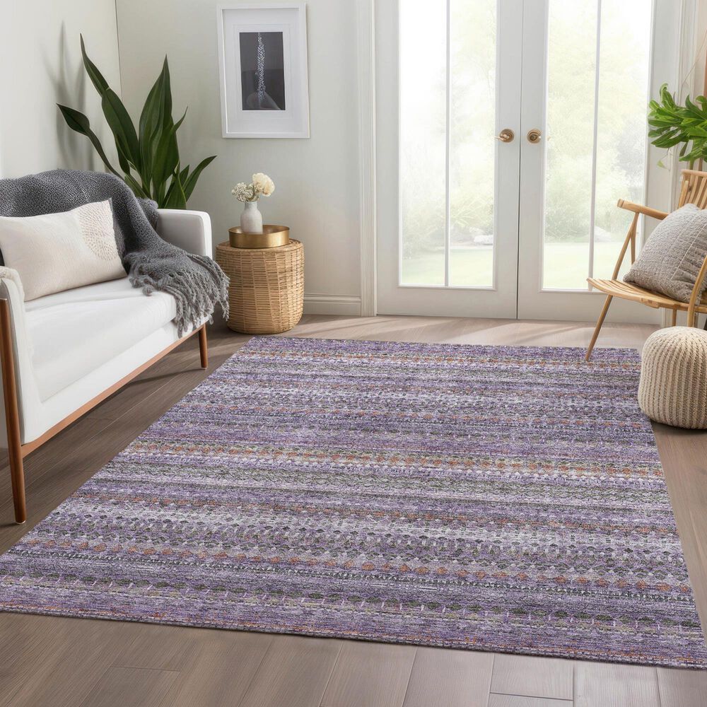 Dalyn Rug Company Solace SL2 10&#39; x 14&#39; Purple Area Rug, , large
