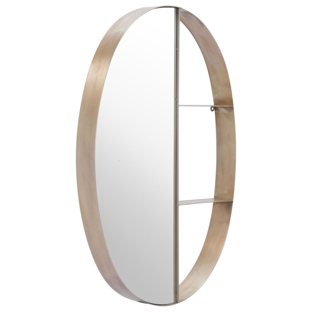 Zuo Modern Latitude Mirror in Antique Bronze, , large