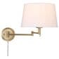 Golden Lighting Eleanor 1-Light Articulating Wall Sconce in Brushed Champagne Bronze, , large