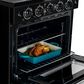 Unique Appliances Classic Retro 30" Pro Convection Gas Range in Midnight Black, , large