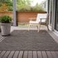 Dalyn Rug Company Laidley 10" x 14" Chocolate Indoor/Outdoor Area Rug, , large