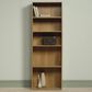 Sauder Beginnings 5-Shelf Bookcase in Highland Oak, , large