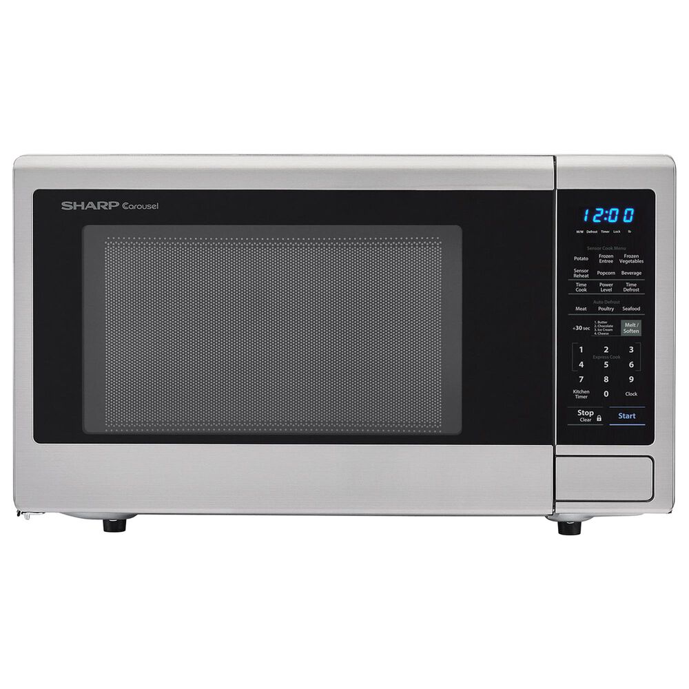 Sharp 2.2 Cu. Ft. Countertop Microwave Oven in Stainless Steel, , large