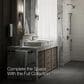 Kohler Composed Widespread Bathroom Sink Faucet in Vibrant Titanium, , large