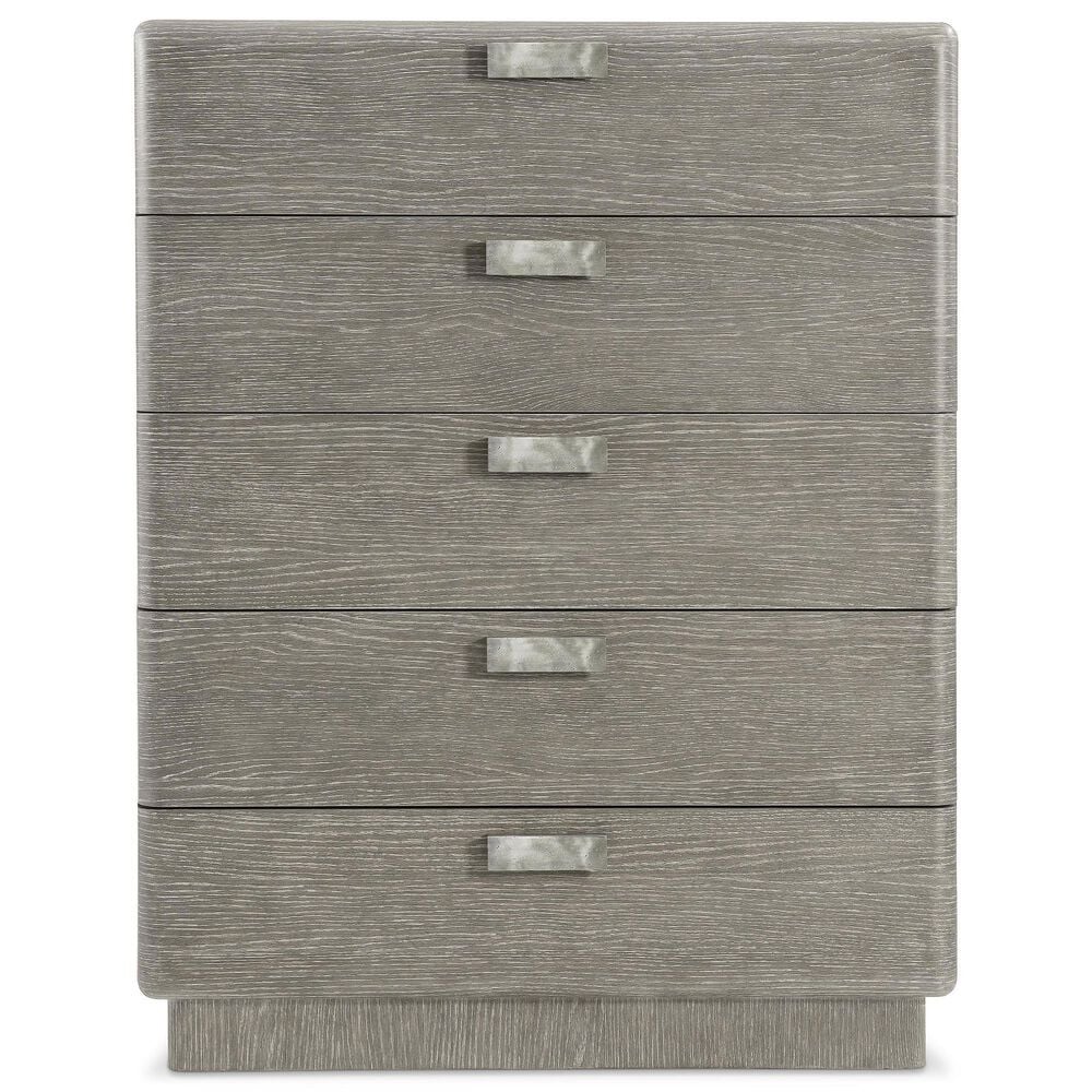 Bernhardt Monolith 5-Drawer Chest in Wirebrushed Oak, , large