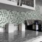 Shaw Molten Hexagon Nickel 11.49" x 11.02" Glass Mosaic Sheet, , large
