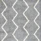 Safavieh Venus Shag VNS680J 6"7" Round Grey and Ivory Area Rug, , large