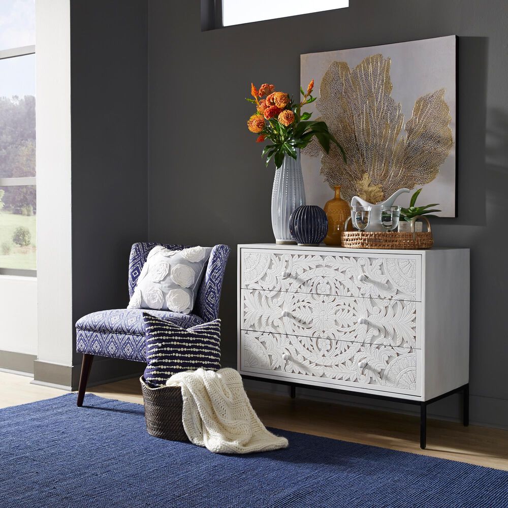 Liberty Woodlyn 3-Drawer Accent Cabinet in White, , large