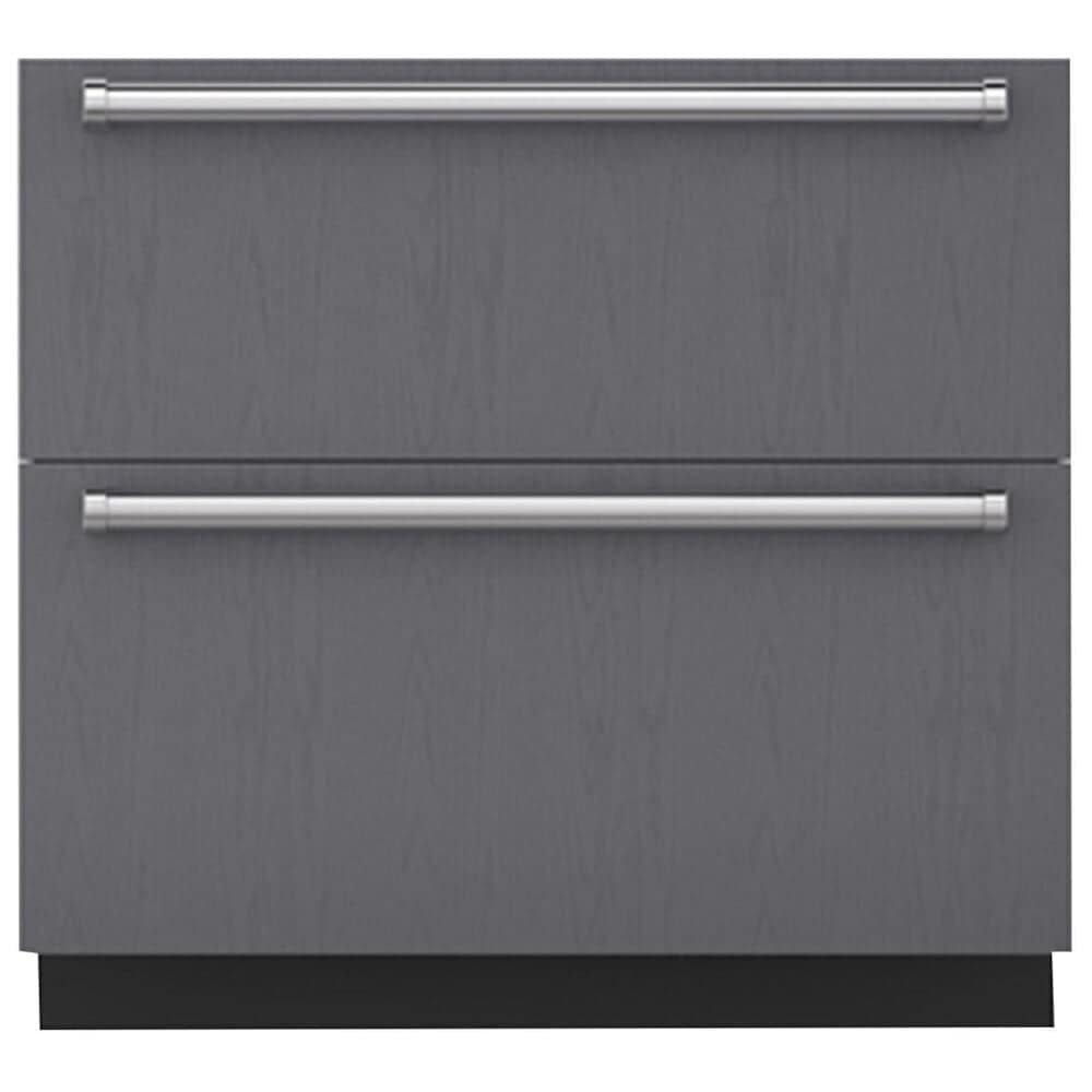 Sub Zero 36" Integrated Refrigerator with Double Drawer, , large