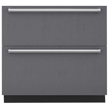 Sub Zero 36" Integrated Refrigerator with Double Drawer, , large