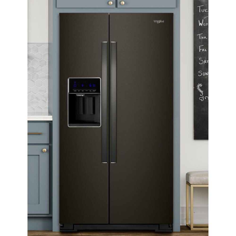 Whirlpool 21 Cu. St. 36" Wide Counter Depth SidebySide Refrigerator