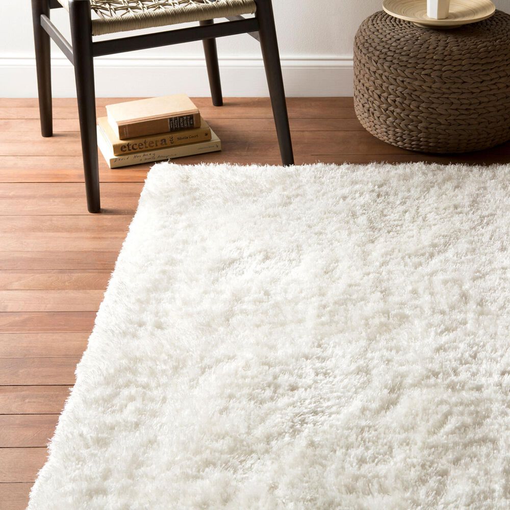 Surya Grizzly White 9&#39; x 12&#39; Area Rug, , large