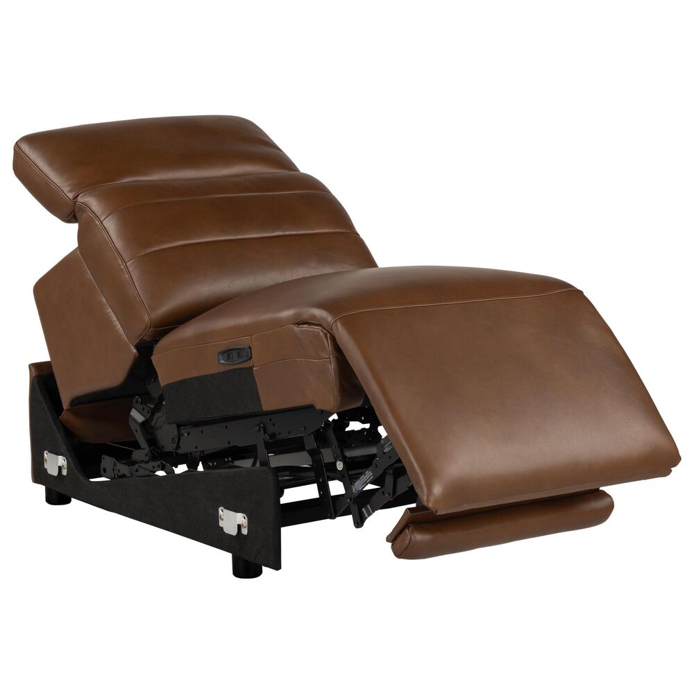 Italiano Furniture Krewe Power Armless Recliner in Brown Birch, , large