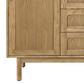 James Martin Vanities Laurent 36" Single Bathroom Vanity in Light Natural Oak with 3 cm Parisien Bleu Quartz Top and Rectangular Sink, , large