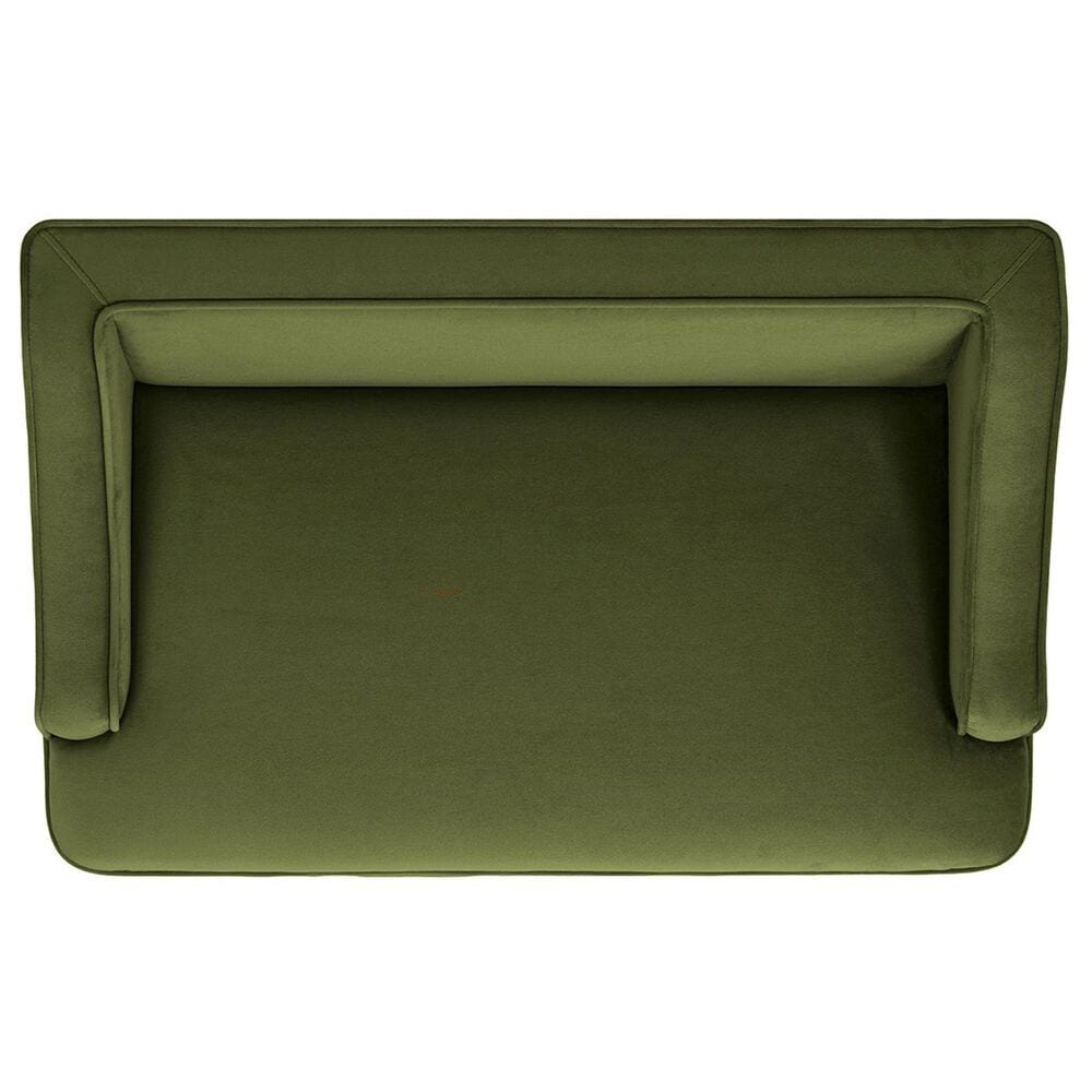 Jennifer Taylor Home Duchess 33" Medium Princess Pet Bed Sofa with Fringe Skirt in Olive Green, , large