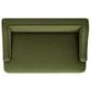 Jennifer Taylor Home Duchess 33" Medium Princess Pet Bed Sofa with Fringe Skirt in Olive Green, , large