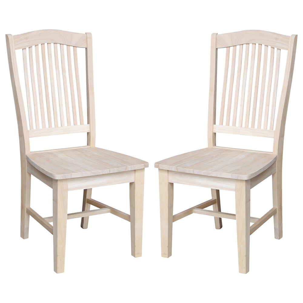 International Concepts Stafford Chair in Unfinished (Set of 2), , large