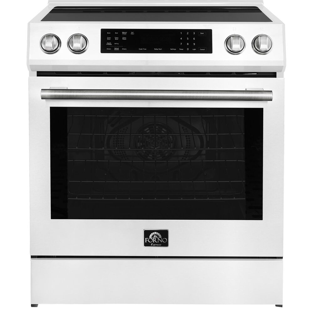 Forno Donatello 30" Slide-In Induction Range in White, , large