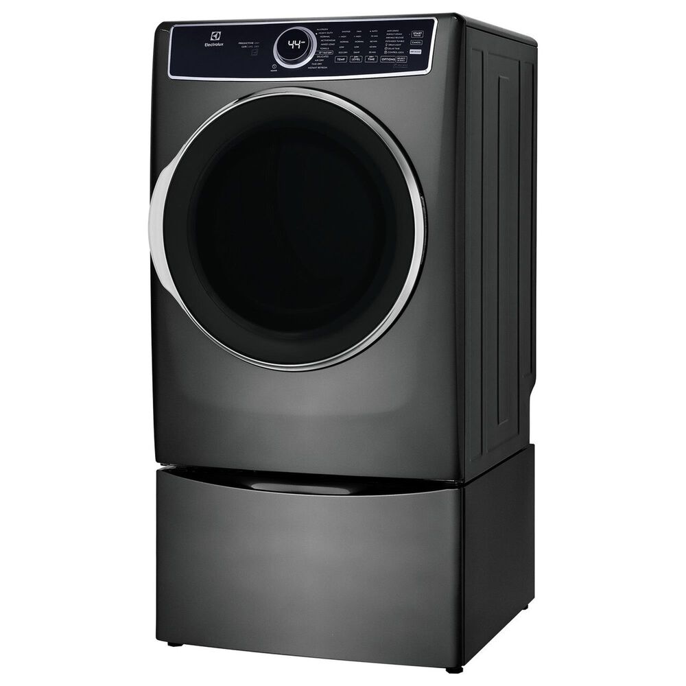Electrolux 8 Cu. Ft. Front Load Gas Dryer with Steam in Titanium, , large