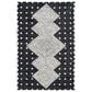 Safavieh Micro-Loop MLP171H 4" x 6" Charcoal and Ivory Area Rug, , large