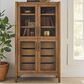 Martin Furniture Lachlan Display Cabinet in Warm Sienna, , large