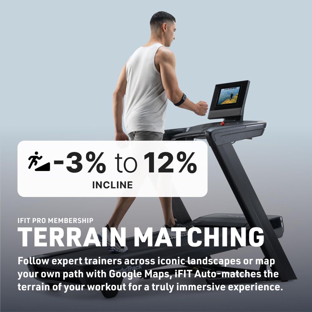 NordicTrack Commercial 1250 Folding Treadmill with iFIT, , large