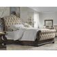 Hooker Furniture Rhapsody King Bed with Beige Upholstered in Reclaimed Natural, , large