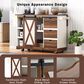 HOMLUX 56" Kitchen Island with Drop Leaf in White, , large