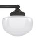 Hunter Saddle Creek 3-Light Vanity with White Shade in Noble Bronze, , large