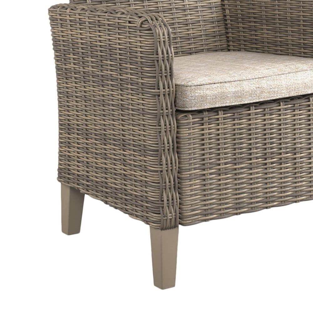 Ashley Beachcroft Arm Chair in Beige - Set of 2, , large