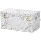 Baxton Studio Brenta Lift-Top Storage Trunk in White and Grey, , large