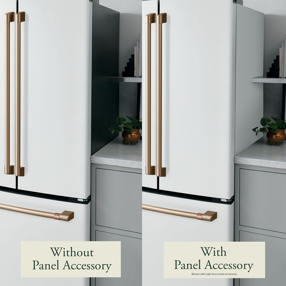Cafe Left Side Panel for 4-Door Refrigerators in Matte White, , large