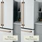 Cafe Left Side Panel for 4-Door Refrigerators in Matte White, , large